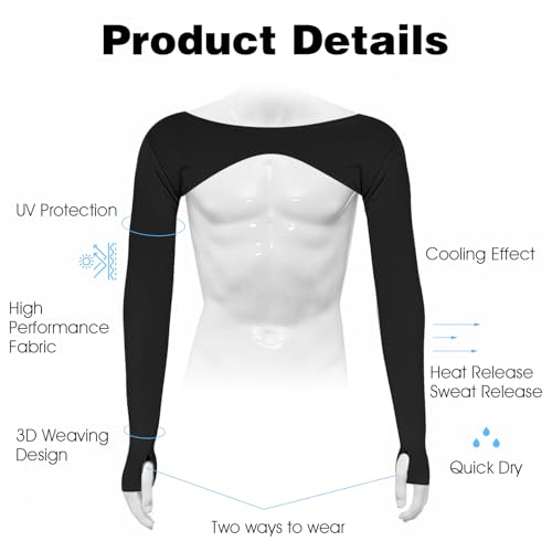 2 Pcs Women's Bolero Workout Top, Cutout Long Sleeve Crop Top Open Front Workout Shrug Ballet Yoga Sports Shrug Casual Cropped Tops(Black, White)4