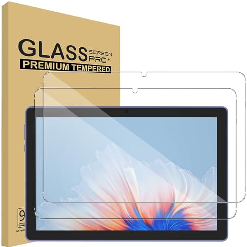 carinacoco 2 Pack Screen Protector for Doogee U9/Doogee U10/U10 Pro 10 inch, 9H Toughness Premium Shatterproof Scratch-Resistant Anti-Fingerprint No-Bubble HD Ultra Clear Tempered Glass