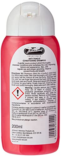 Johnsons Anti Tangle Dog Conditioning Shampoo 200ml - Image 2