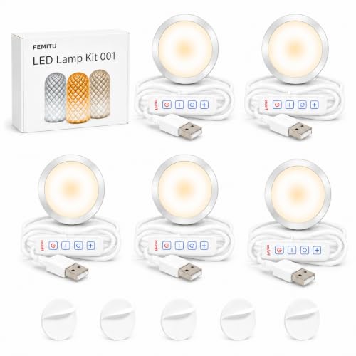 5�� LED�����v�L�b�g 001 3D�v�����^�[���C�g Bambu Lab H2D/X1/P1P/A1 mini Makerworld Anycubic Makeronline�p�A5V USB�d��DIY�n�[�h�E�F�A�Ɩ��L�b�g�A3000K�E�H�[�����C�g�A30