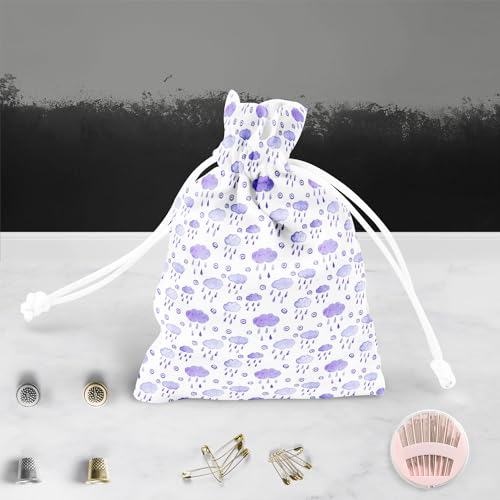 Image of ArtzFolio Watercolor Drops D3 | Pouch Wrist Potli Bag | Bag for Weddings & Casual Parties