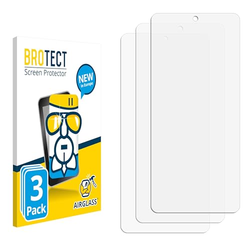 BROTECT Protector Pantalla Cristal para ZTE Nubia Red Magic 6R Protector Vidrio (3 Unidades) - [Dureza 9H, Anti-Arañazos]