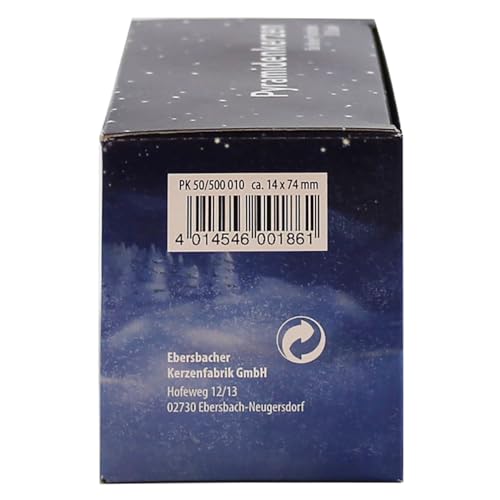 Jeka White Pyramidenkerzen 14mm Medium Pyramid Candles for German Pyramids by Pyramidenkerzenkeren