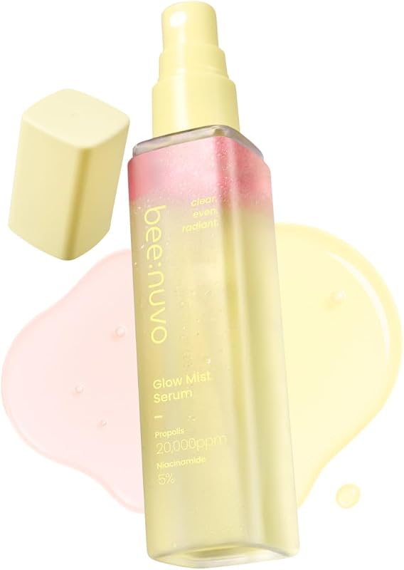 Bruma facial em sérum bee:nuvo com própolis 20.000 ppm e niacinamida 5%, 80 mL