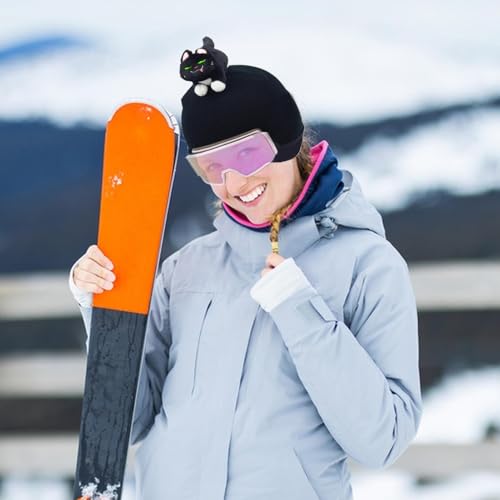 Housse de casque lavable et extensible style chat pour le cyclisme