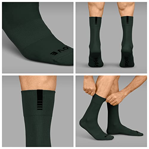 Image of GripGrab Lightweight SL Summer Cycling Socks - 2 Lengths, Road & Gravel | Breathable Coolmax mesh, stretch arch support, short ~3.5 in or tall ~6 in cuff - road, MTB, gravel & indoor biking