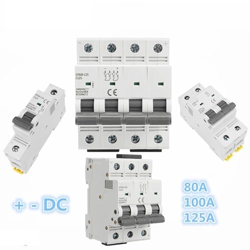 Disjoncteur DC haute performance 3 pôles 750V pour armoire électrique durable