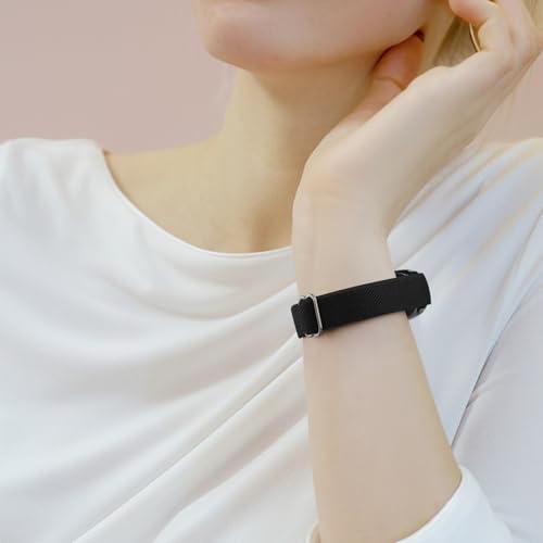 Elastic Bracelet Compatible with Xiaomi Mi Band 8/9/10 Strap, Stretchy, Adjustable, Breathable Nylon Strap for Xiaomi Mi Smart Band 8/9 /10 Band for Men and Women