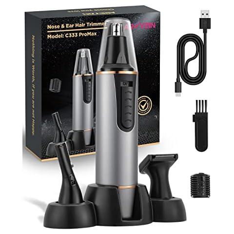 Schmerzloser Nasenhaartrimmer 2023 Professioneller Nasentrimmer Männer USB Wiederaufladbarer Nasenhaarschneider Cover