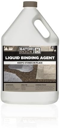 Gator Rock Bond Liquid Binding Agent 1 Gallon, Polymer, Modern, White, Garden Pathway Binding Agent