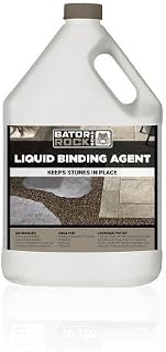 Gator Rock Bond Liquid Binding Agent 1 Gallon, Polymer, Modern, White, Garden Pathway Binding Agent