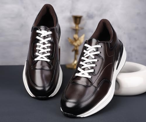 Image of LOUIS STITCH Men's Sneakers Shoes Casual Sneaker for Men Patina Finish Cushion Sole Breathable Inner (SNK-TS)