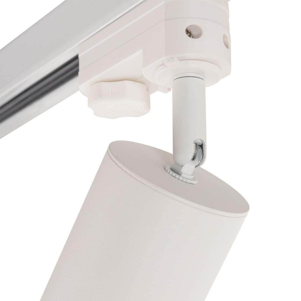 Foco de Carril Trifásico 10W COB Regulable Flicker Free Blanco 2700ºK [1916-TL-10W-T-WW] | Greenice