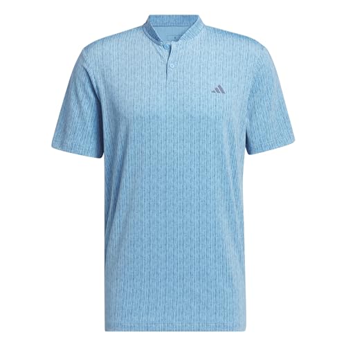 adidas Men's Ultimate365 Printed Polo Shirt, Semi Blue Burst/Preloved Ink, Medium