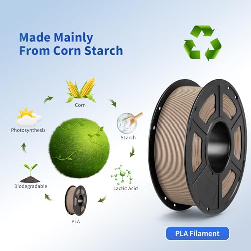 Anycubic HPLWO-10-US-0728-2 Wood Pla 3D Printer Filament thumb #5