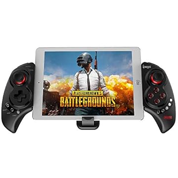 IPEGA Controlador de jogos móvel PG-9023S, gamepad sem fio 4.0 PUBG Trigger controle telescópico para celular Joy Stick para iPhone compatível com iOS de 5 a 10 polegadas (iOS 11-13.3)/Android Phone PC Tablet TV Box