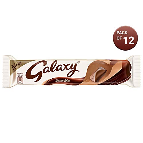 Image of Galaxy Milk Chocolate, 30G Bar (Pack Of 12), 360 Gram