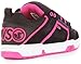 DVS Women's Comanche Shoe, Black Pink White Nubuck, 5 Medium US