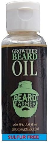 Organic Beard Growther Oil (Sulfur Free) (Grow a Great Natural Beard Quick)