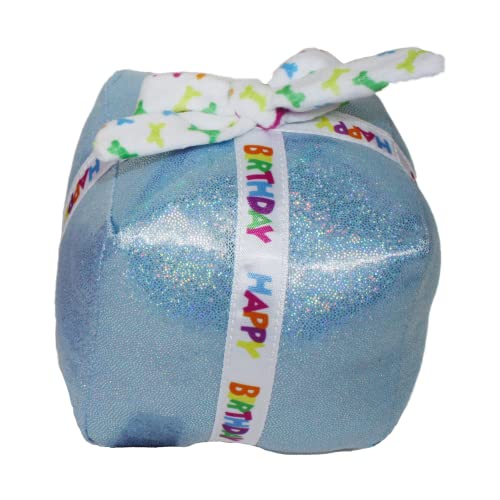 Cadeau d'anniversaire pour chien Multipet bleu au salon pour s'amuser en fête - 2