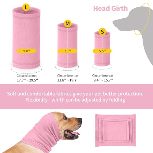 Image of Nanaki Dog Calming Hoodie with Ear Wraps for Anxiety Relief - Ear Protection for Dogs during Fireworks, Warp, or Grooming