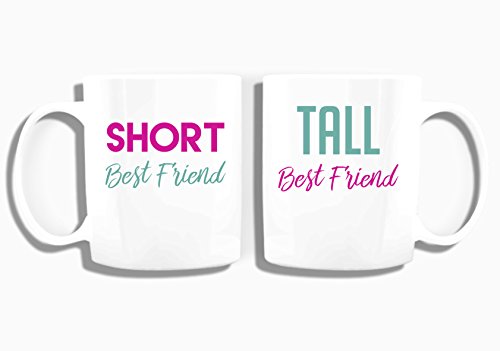 tall best friend short best friend mugs