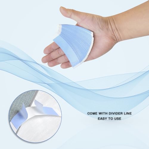 36pcs blue double sided waterproof lace wigs adhesive tape strips for lace front wig toupee