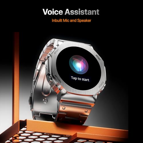 Image of Boltt Obsidian 33.5mm (1.32 inch) AMOLED Display, Stainless Steel Design, 466 * 466 px Resolution, Bluetooth Calling, Multiple Sports Modes, Health Mode, IP67, Weather Updates