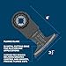 Bosch OSL212JF 2-1/2 In. Starlock® Oscillating Multi Tool Bi-Metal Xtra-clean Plunge Cut Blade