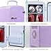 Topjia Portable Mini Fridge,Thermoelectric 4 Liter Cooler And Warmer for Skincare, Refrigerating Makeup Skin care and Food Fridge, Eco Friendly Beauty Fridge For Travel(7.5