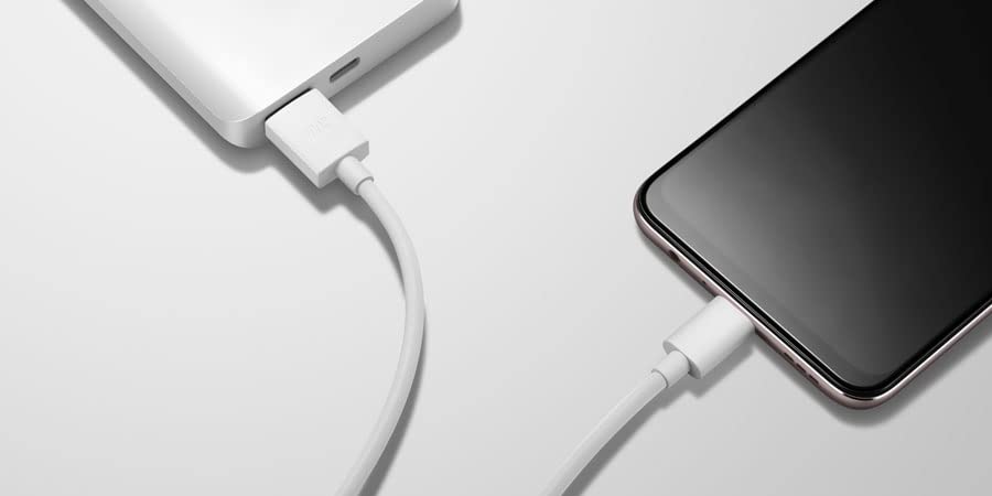 CAVO USB TIPO C nylon intrecciato 1M 2,5A USB-C caricabatterie rapido sincronizzazione dati