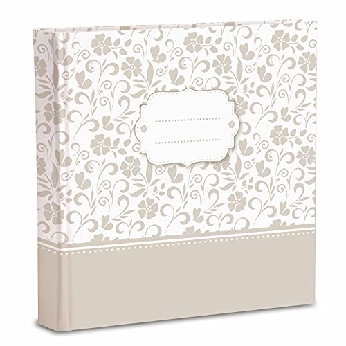 Álbum de fotos 31 x 31 80 páginas em cartolina intercaladas com pergaminho para proteger as fotos capa de papel impresso com acabamento plastificado mate, preto e bege