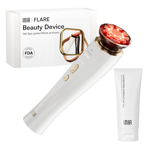 INIA 3-in-1 Skin Tightening Device True Beauty Glow Facial Massager