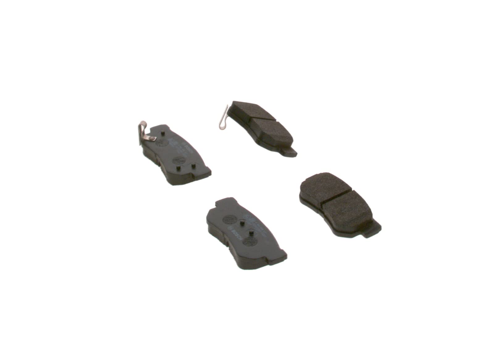 Plaquettes De Frein Arrière Bosch BP539 - Jeu De 4, Sans Cuivre, ECE-R90