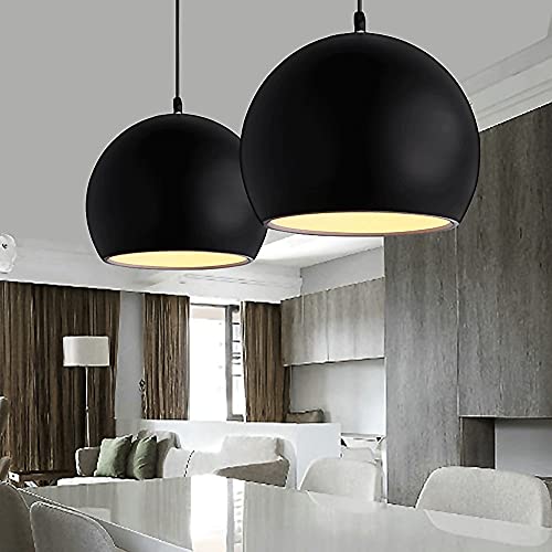 Lámpara colgante de globo en aleación de aluminio, estilo minimalista E27 5
