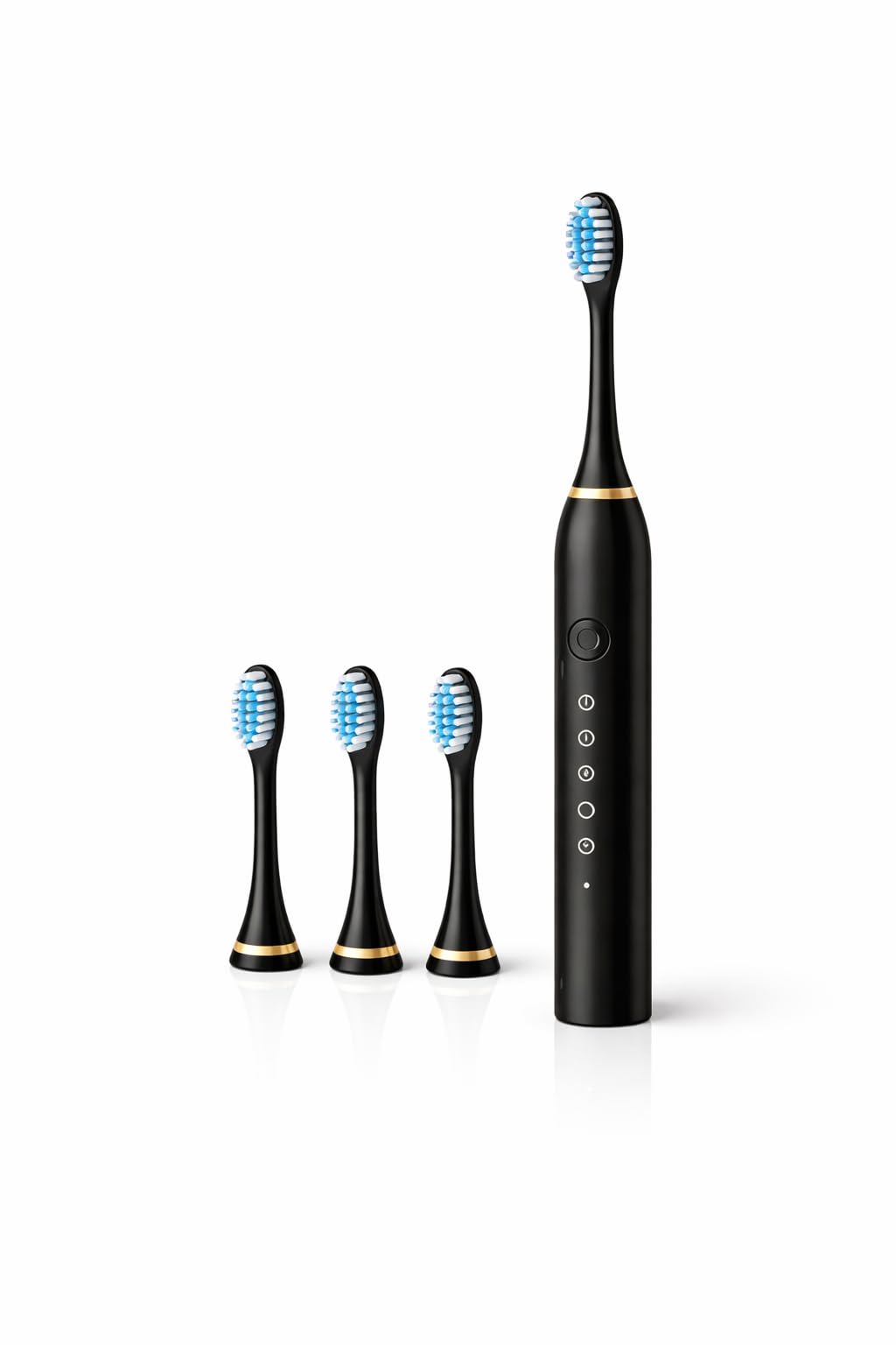 Aura Essentials Sonic Electric Toothbrush for Adults & Kids | 5 Cleaning Modes | 34000 Strokes/Min | USB Rechargeable | 4 Brush Heads | Waterproof IPX7 | Deep Cleaning Electric Tooth Brush(pink)-image-14