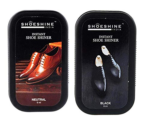 Image of Shoeshine Shoe Shiner Instant Shine Sponge for Leather Shoes