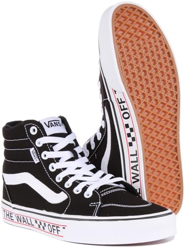 Vans Vans Men's Filmore Hi Trainers Sneaker, OTW Sidewall Black White, 8