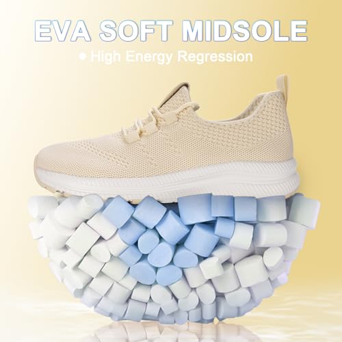 Image of Wide Toe Box Shoes Women Non-Slip Wide Width Sneakers Ultra Light Extra Wide Road Running Shoes for Women Breathable Tennis Walking Gym Workout Trainer 6-12