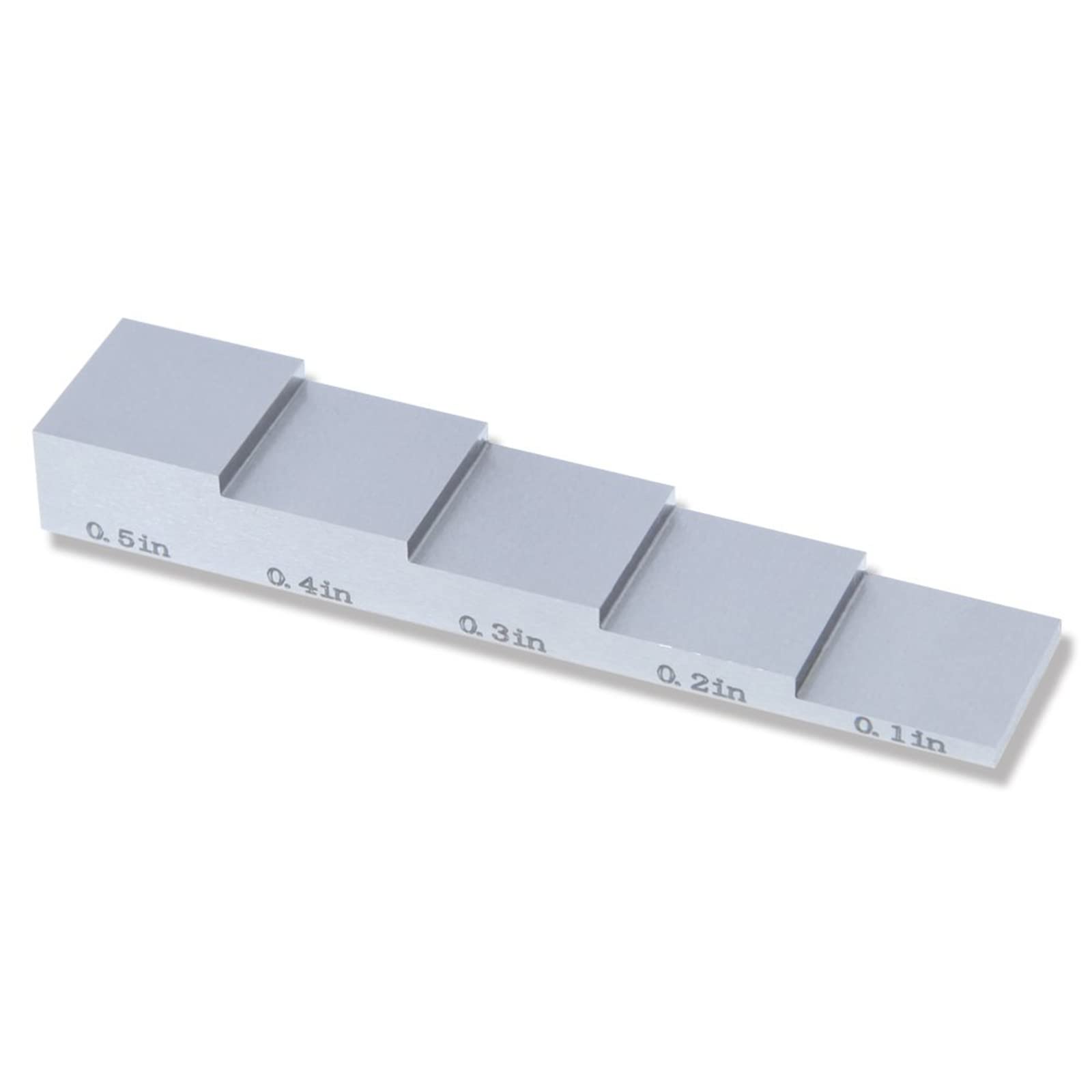Blocco calibrazione Blocco calibrazione precisione 5 Fasi Adatto per misuratore Spessore a ultrasuoni/rilevatore difetti Misuratore Spessore a ultrasuoni