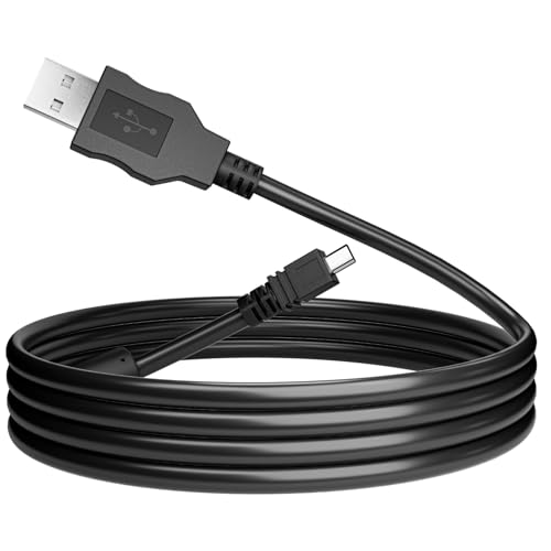 pluX Replacement Praktica USB-A 2.0 to 8 Pin Mini USB Camera Charging Cable 1m - Image 8