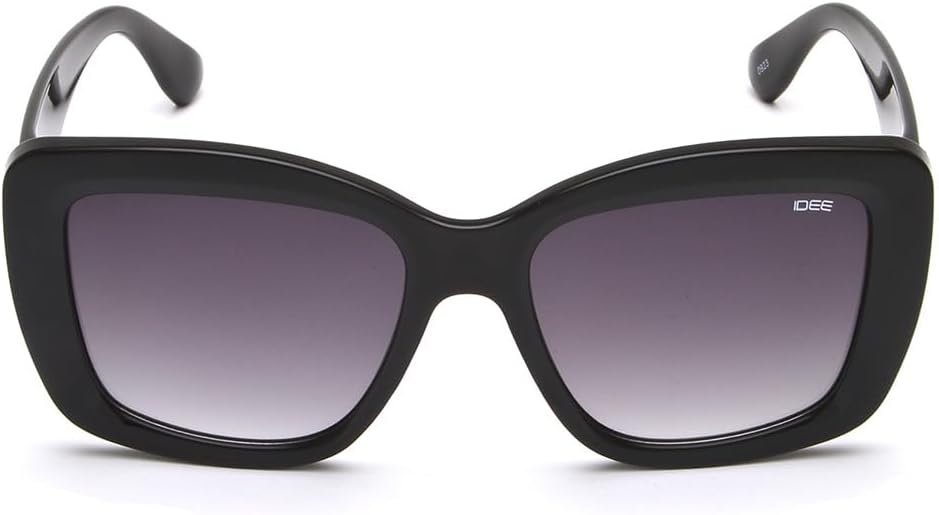 IDEE 100% UV Protected Gradient Full Rim Square Ladies Large Polycarbonate Frame Polycarbonate Lens Sunglasses