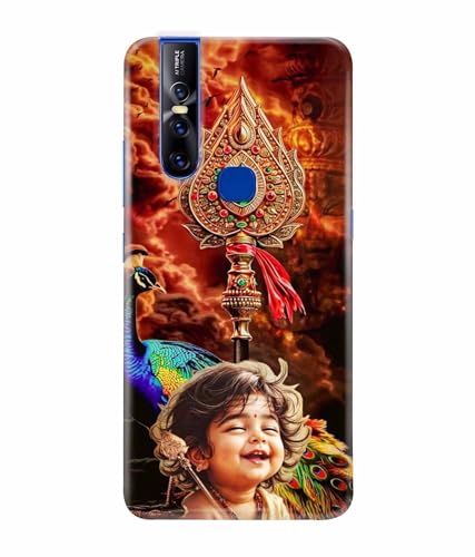 Image of Lord Murugan God Kartikeya Printed Hard Back Case Cover & Compatible for Vivo V15 (Multicolor) - D1804