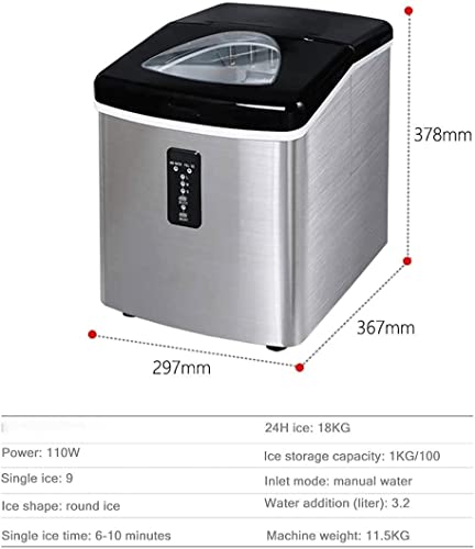Máquina eléctrica para hacer cubos de hielo de 9 piezas miniatura 2