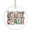 Santa’s Favorite Baseball Coach Christmas Ornament