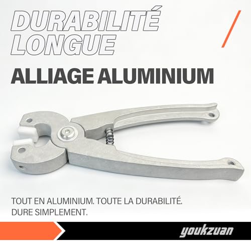 Pince de coupe pour verre ergonomique avec plusieurs plaques d'appui