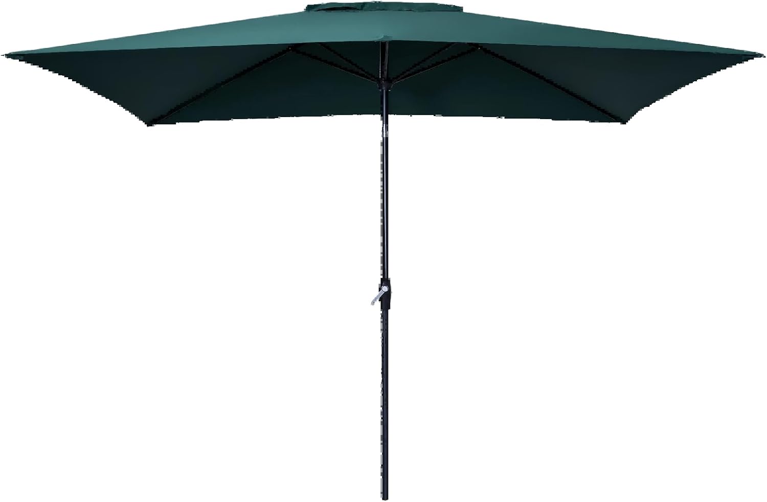 Tempera 9ft Pineapple Patio Umbrellas Outdoor Table Market Umbrellas with Crank & Pust Button Tilt, Wood Color Pole and Sturdy Ribs, High Color-Fastness Canopy