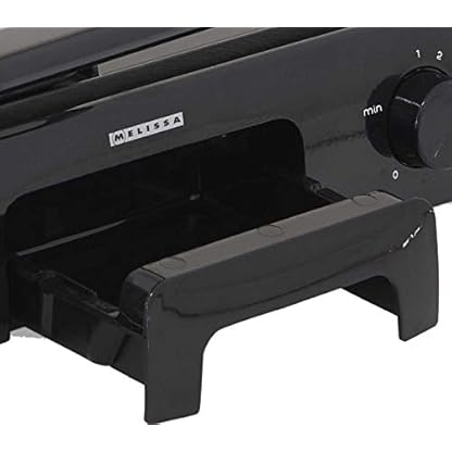 Melissa 16240094, Tischgrill, Kontaktgrill, Elektrogrill, 1500 Watt, stufenlos, getrennt regelbare Grillflächen… – Bild 5