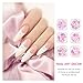 Beatifufu Colorful Crystal Nail Art Studs 1 Box Decorative Nail Charms Manicure Accessories DIY Embellishment for Women