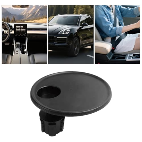 Table rotative de voiture pour repas confortables sur la route avec support boisson - 4